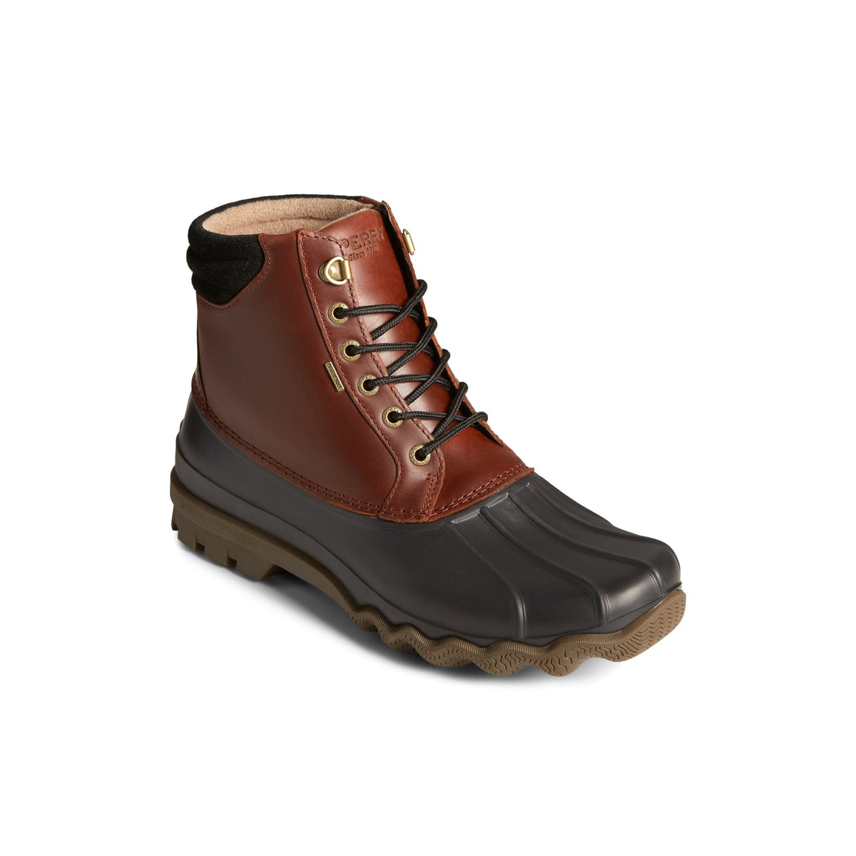 Avenue Duck Boot Black for Men's | Duck & Rain Boots | Sperry