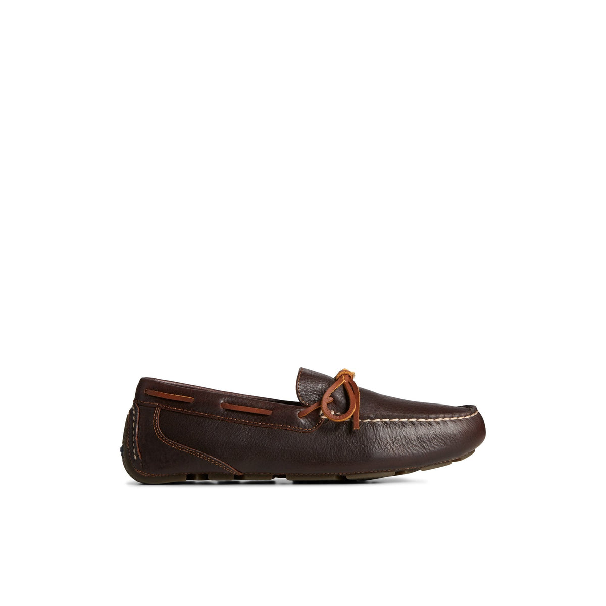 Davenport Pull Up Leather 1-Eye Driver Brown | Sperry