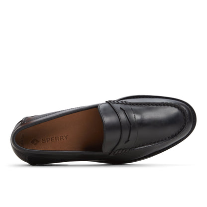 Topsfieldpny Black Men's Leather | Sperry