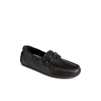 Davenport Pull Up Leather 1-Eye Driver Black | Sperry