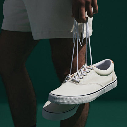 Striperii tx White Unisex Sneakers | Sperry
