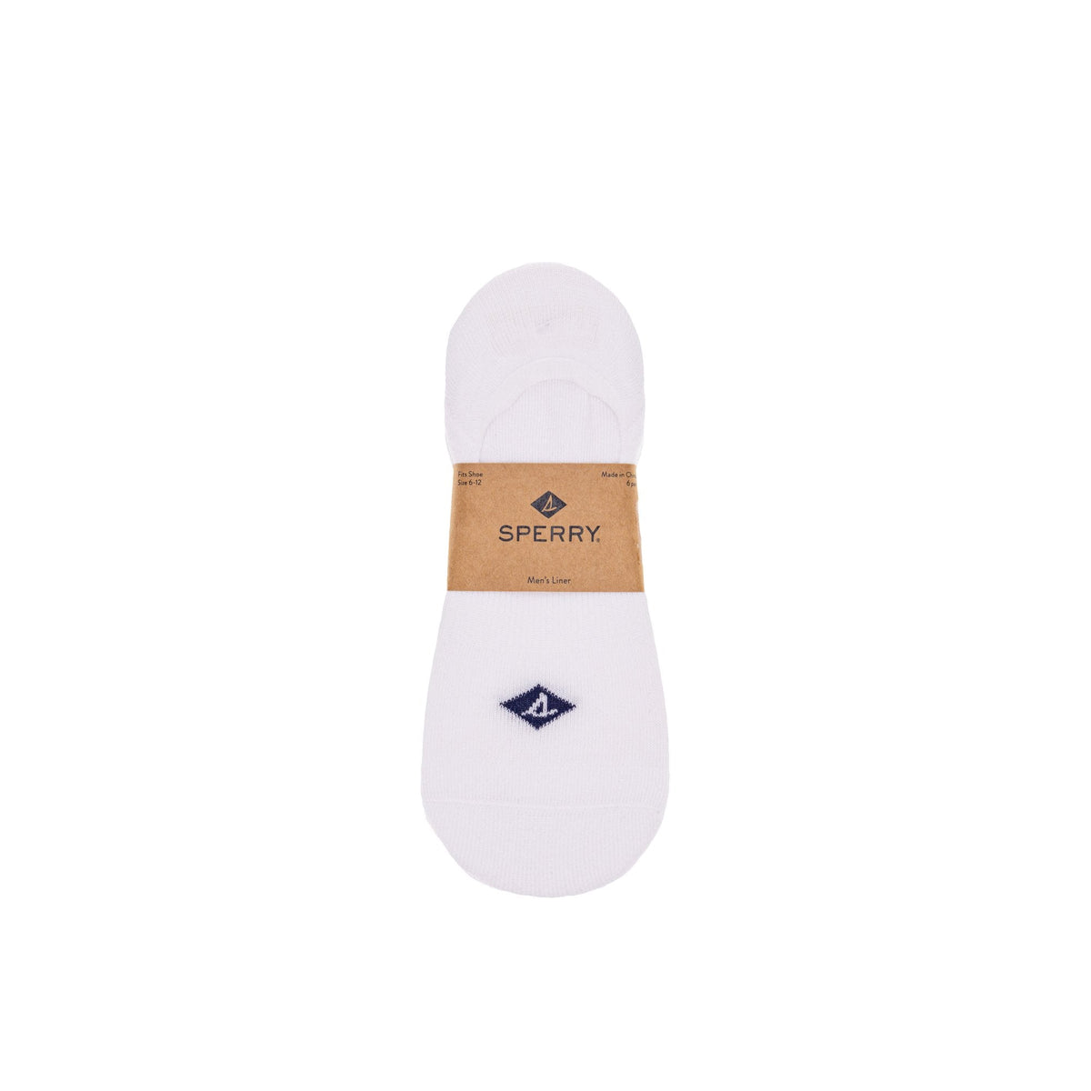 Sneaker Liner White Men's Socks & Liners | Sperry