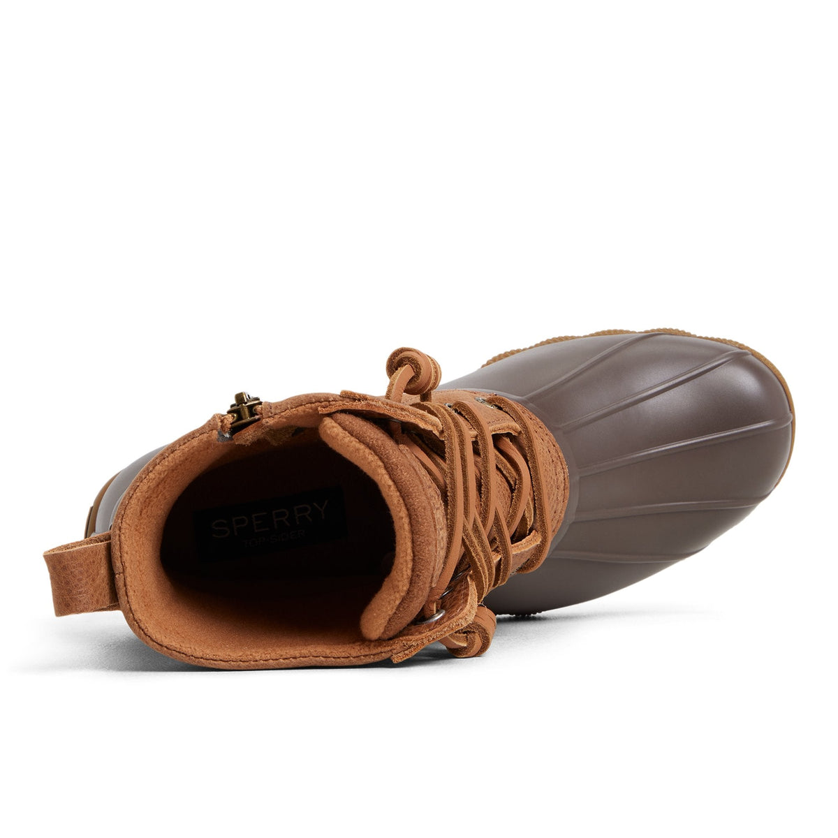 Saltwater™™ Duck Lug Boot Dark Brown | Sperry