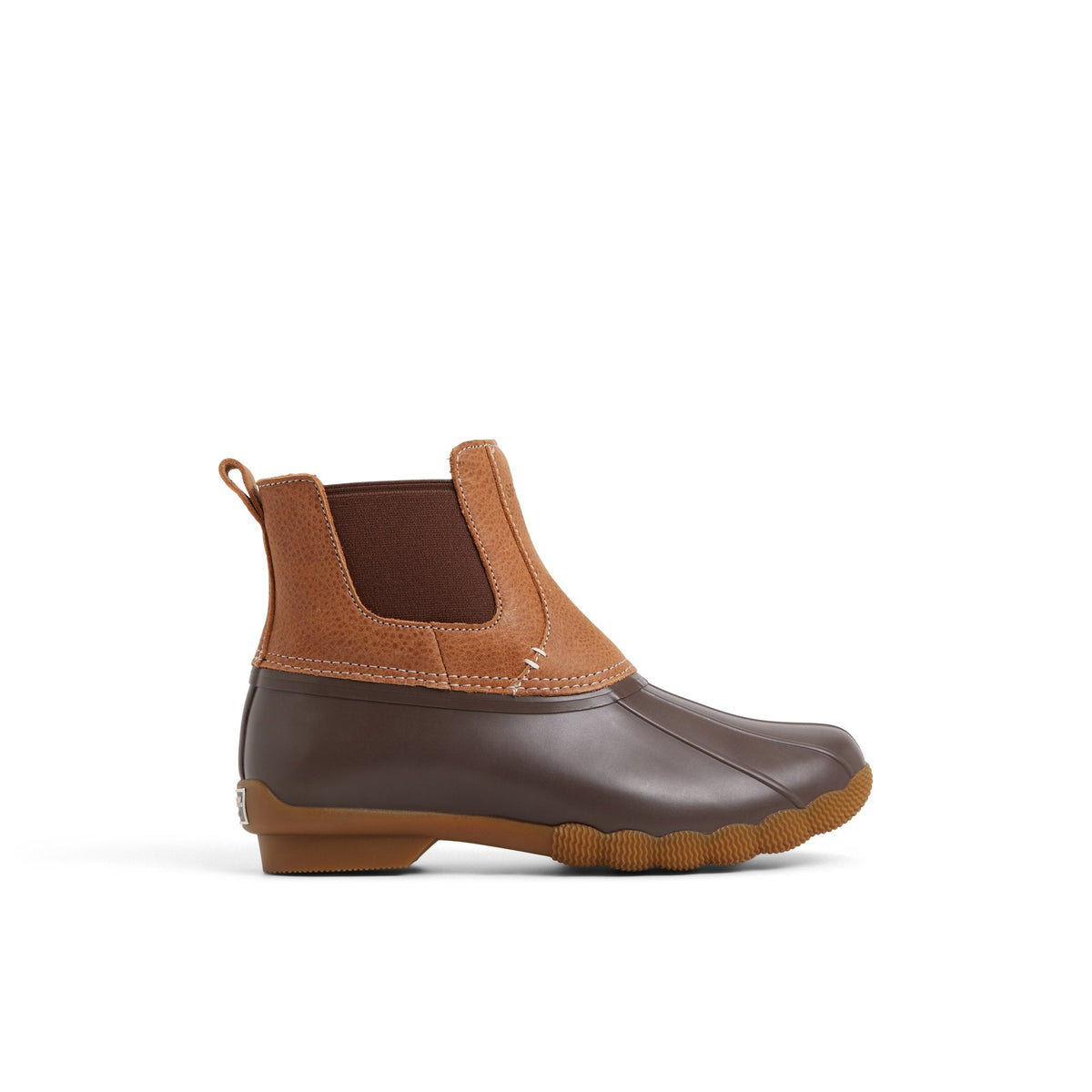 Saltwater™™ Duck Chelsea Boot Dark Brown | Sperry