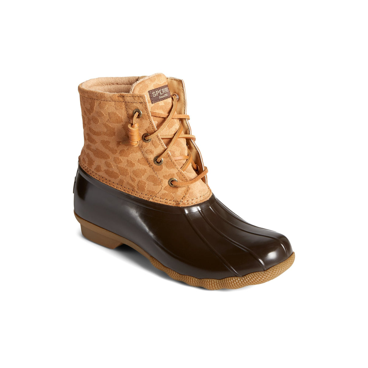 Saltwaterche Medium Beige Women's Duck & Rain Boots | Sperry
