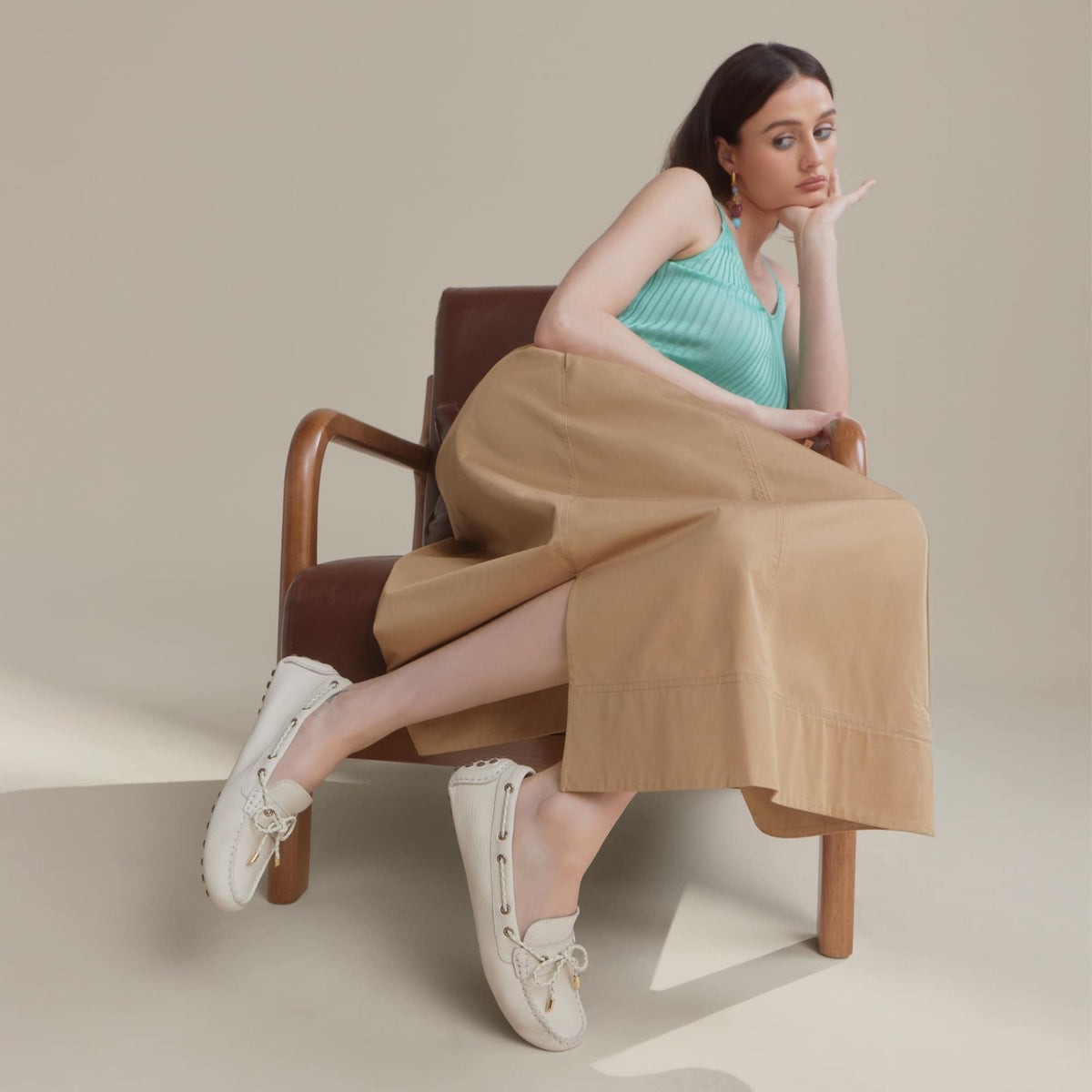 Gold Cup™ Driver Loafer - Cream | Sperry