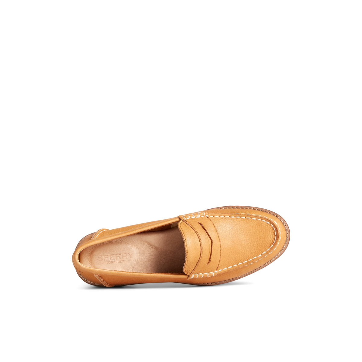 Seaport Penny Leather Loafer Medium Beige | Sperry