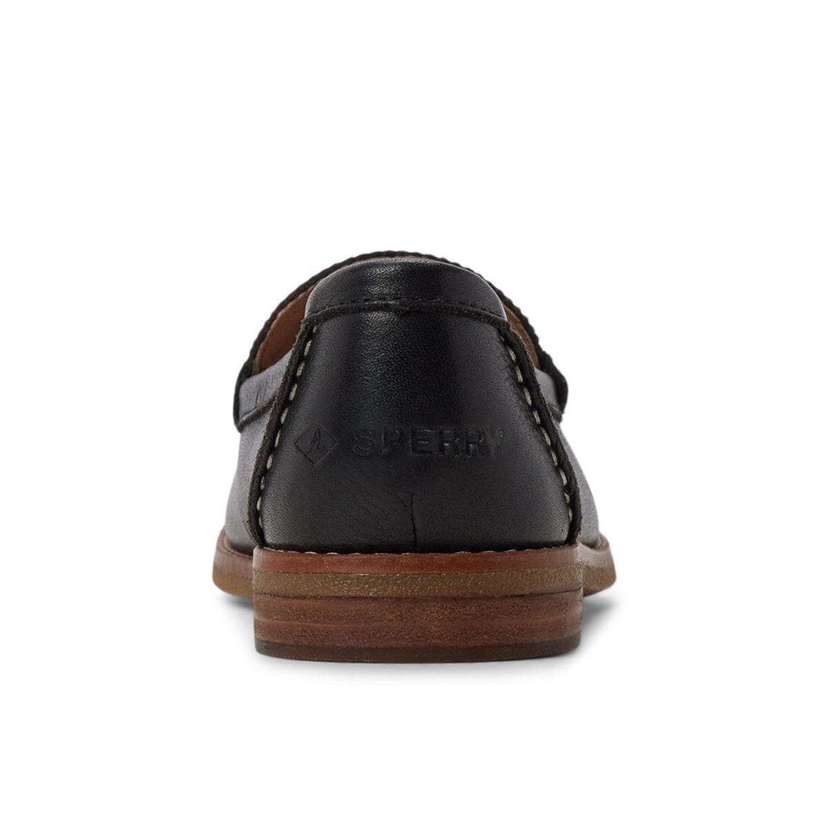 Seaport Penny Leather Loafer Black | Sperry