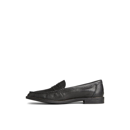 Seaport Penny Leather Loafer Black - 2 | Sperry