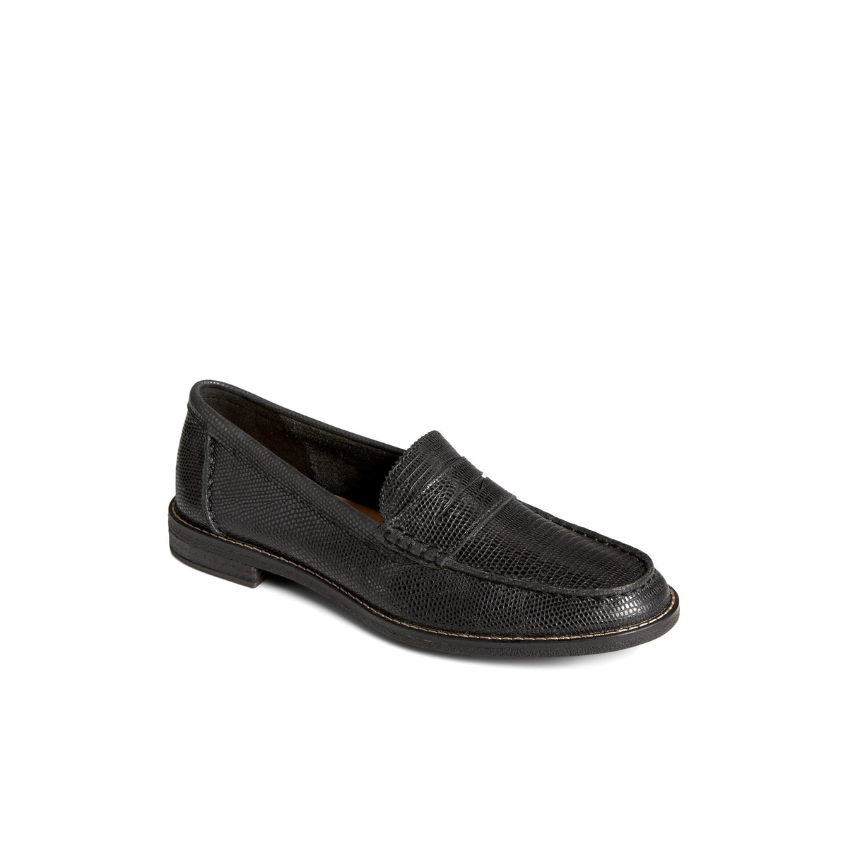 Seaport Penny Leather Loafer Black - 2 | Sperry