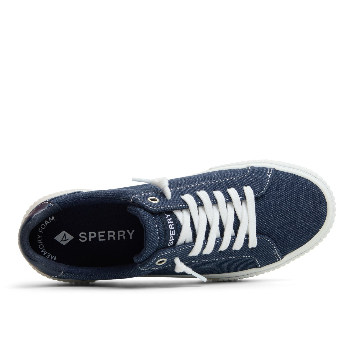 Bermuda Lace to Toe Platform Sneakers Navy | Sperry