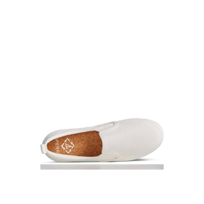 SeaCycled™ Crest Twin Gore Canvas Sneaker White | Sperry