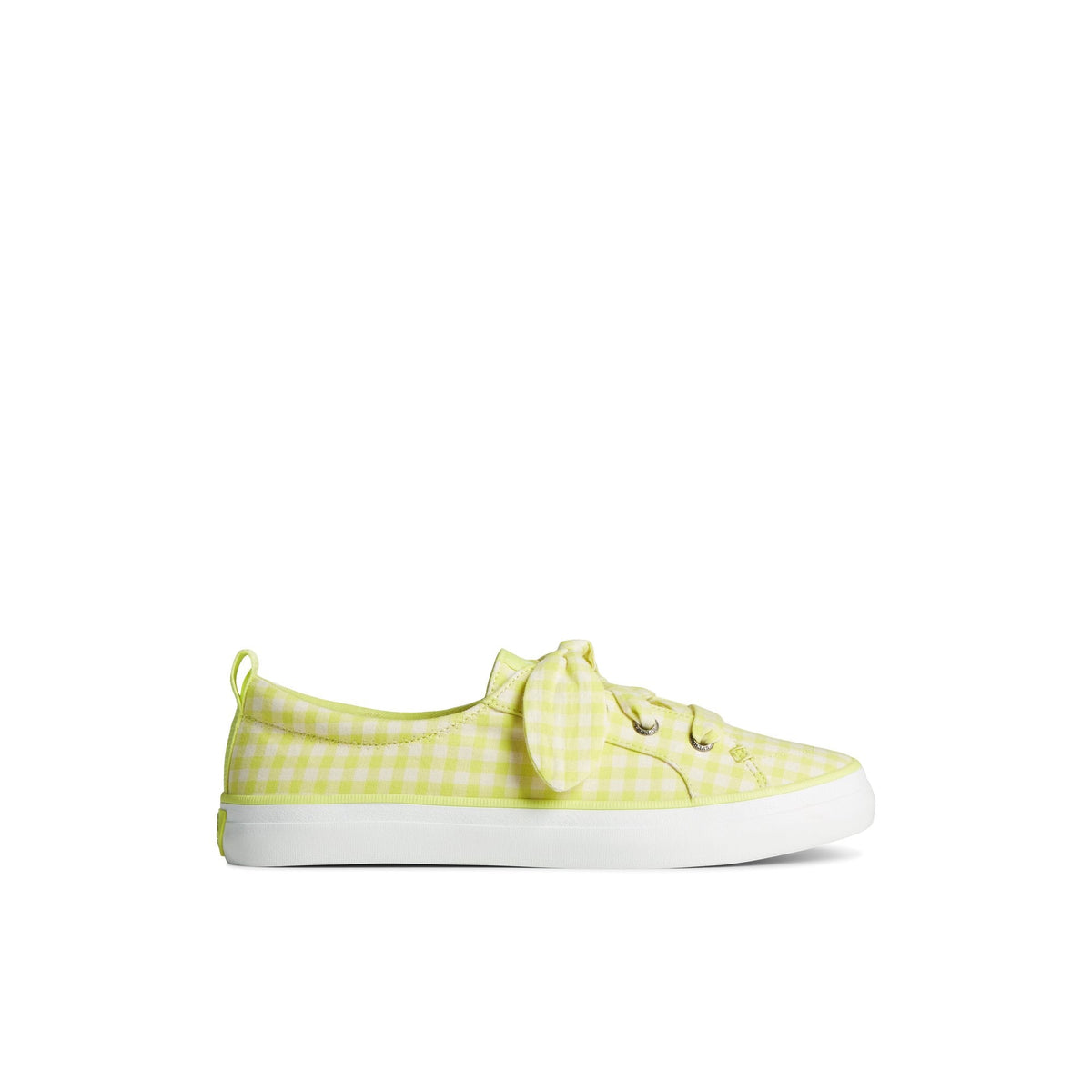Crest Vibe Gingham Sneaker Light Green | Sperry