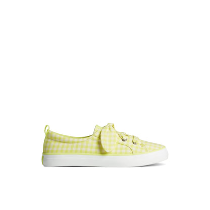 Crest Vibe Gingham Sneaker Light Green | Sperry