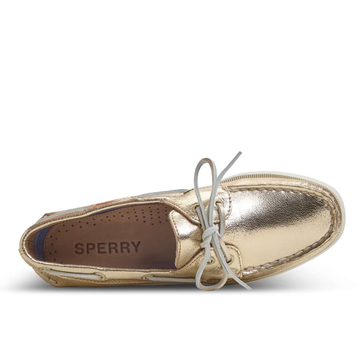 Authentic Original™ 2 Eye Boat Shoe Gold Women's Leather | Sperry